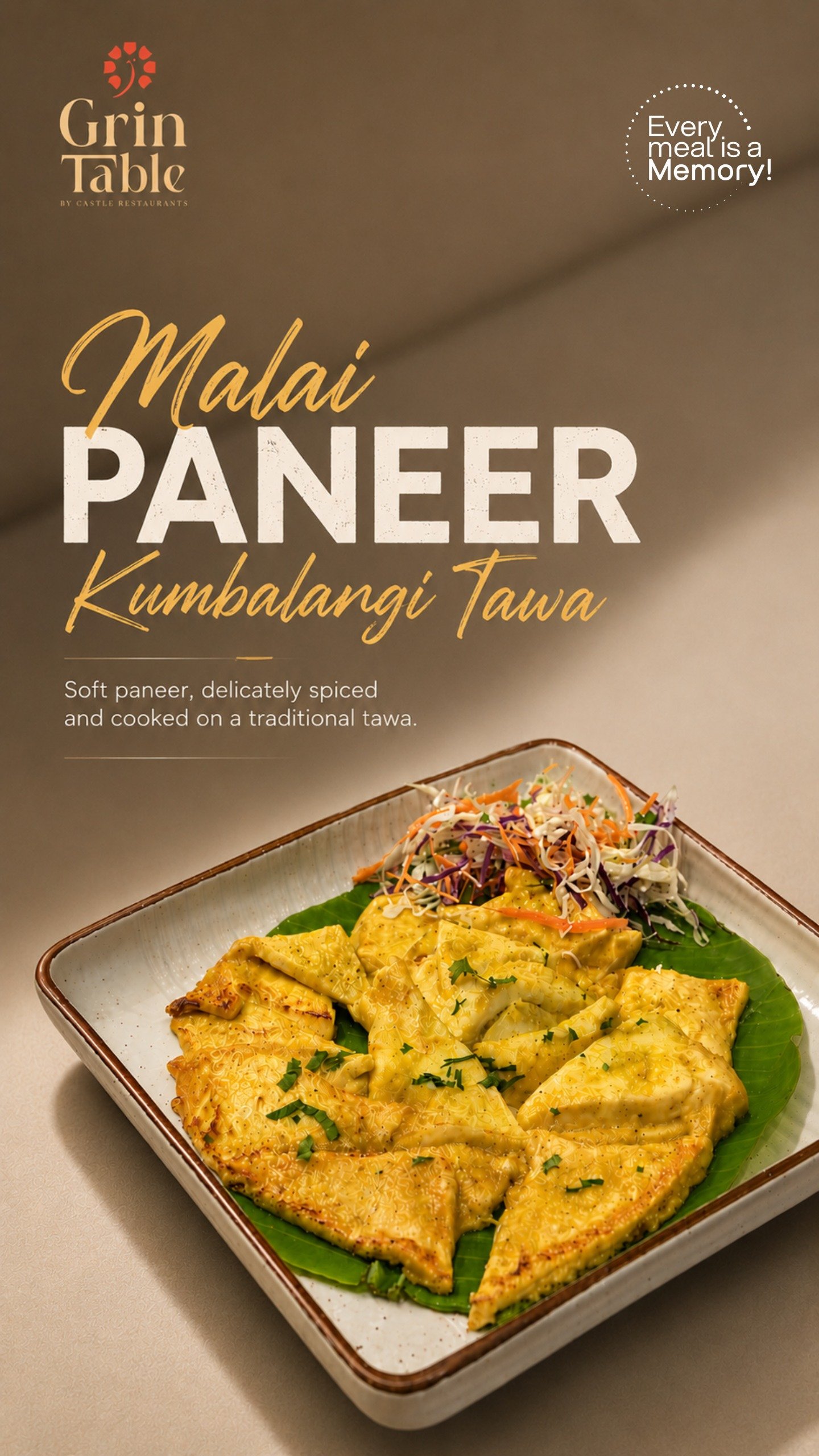 Malai Paneer Kumbalangi Tawa